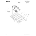 Maytag MGRH865QDS0 cooktop parts diagram