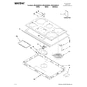 Maytag MEC5536BAW14 cooktop parts diagram
