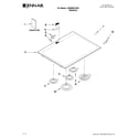 Jenn-Air JES8860CCS01 cooktop parts diagram