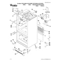 Whirlpool GI7FVCXWY00 cabinet parts diagram