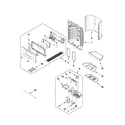 Whirlpool GI7FVCXWY00 dispenser front parts diagram