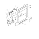 KitchenAid KUDC10IXSS2 inner door parts diagram