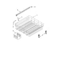 KitchenAid KUDC10IXSS2 upper rack and track parts diagram