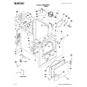 Maytag YMEDC200XW1 cabinet parts diagram