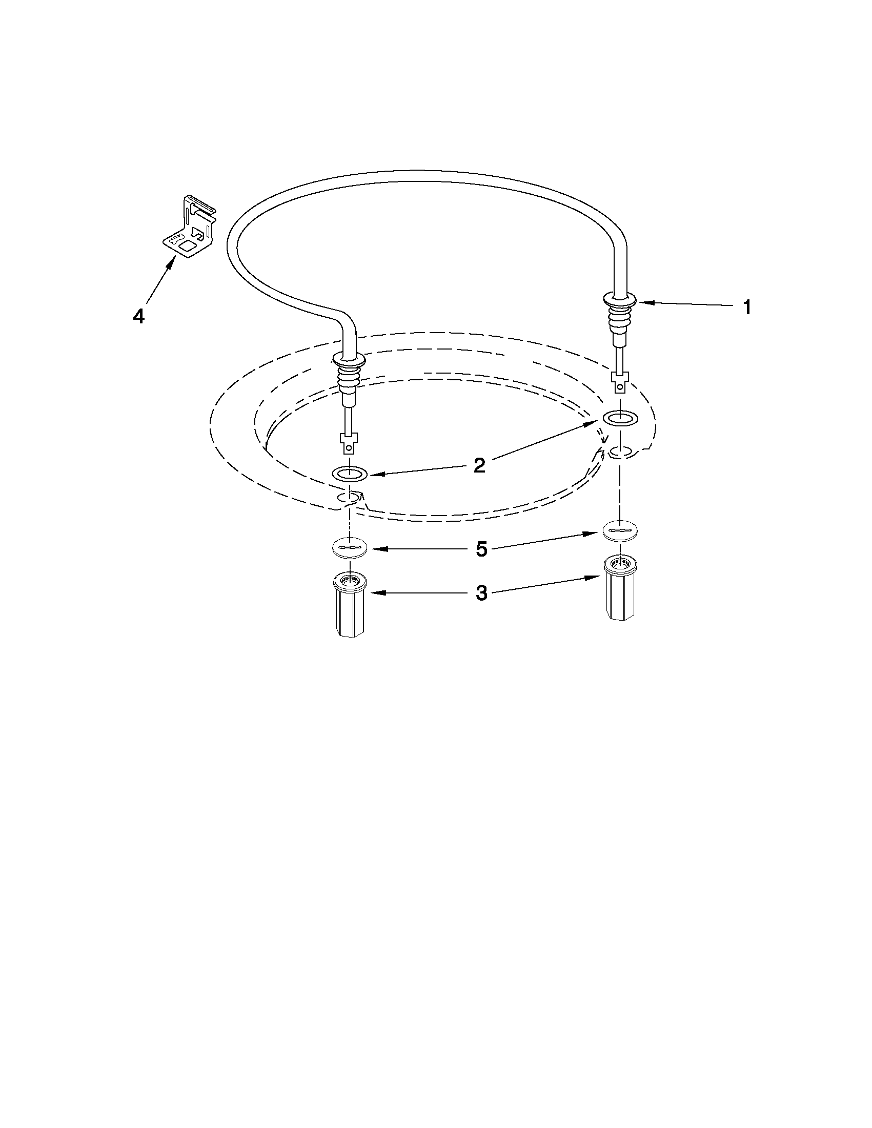 Whirlpool DU1014XTXB3 heater parts diagram
