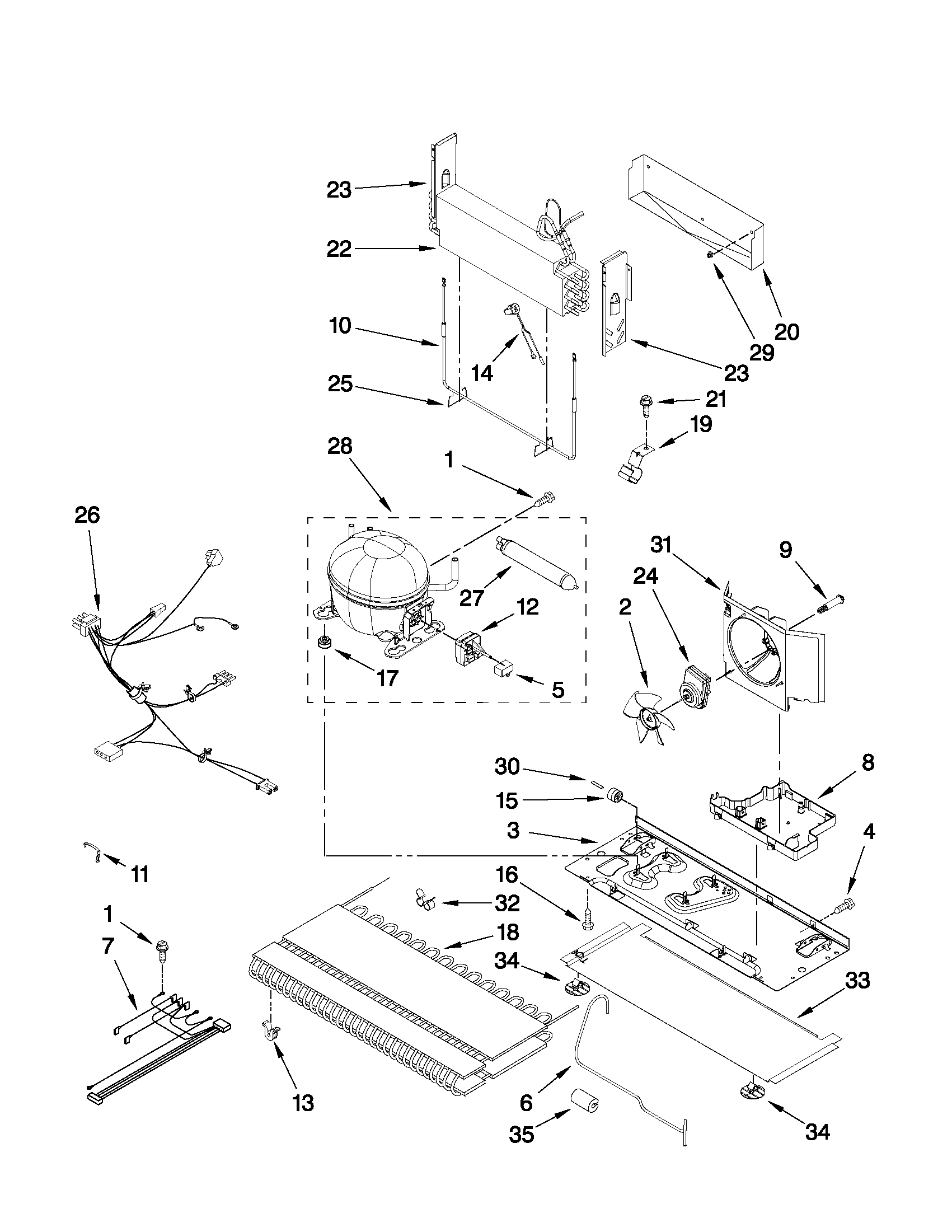 Maytag MFI2269VEW5 unit parts diagram