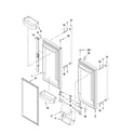 Jenn-Air JFC2089WEM4 refrigerator door parts diagram