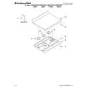 KitchenAid KERS205TBL0 cooktop parts diagram