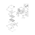 KitchenAid KEBS177SSS04 internal oven parts diagram