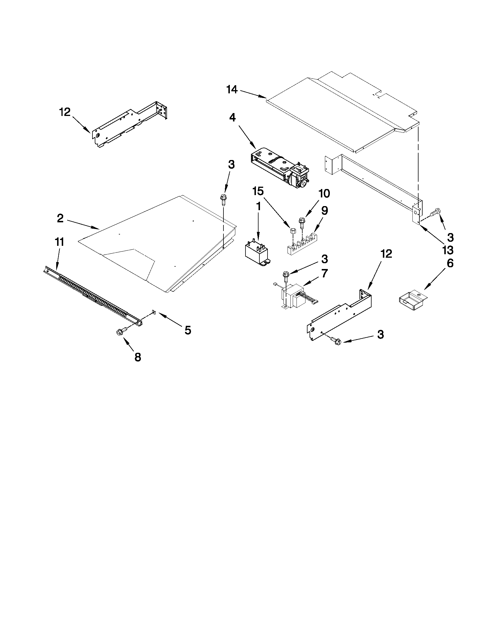 KitchenAid KEBS207SWH04 top venting parts diagram