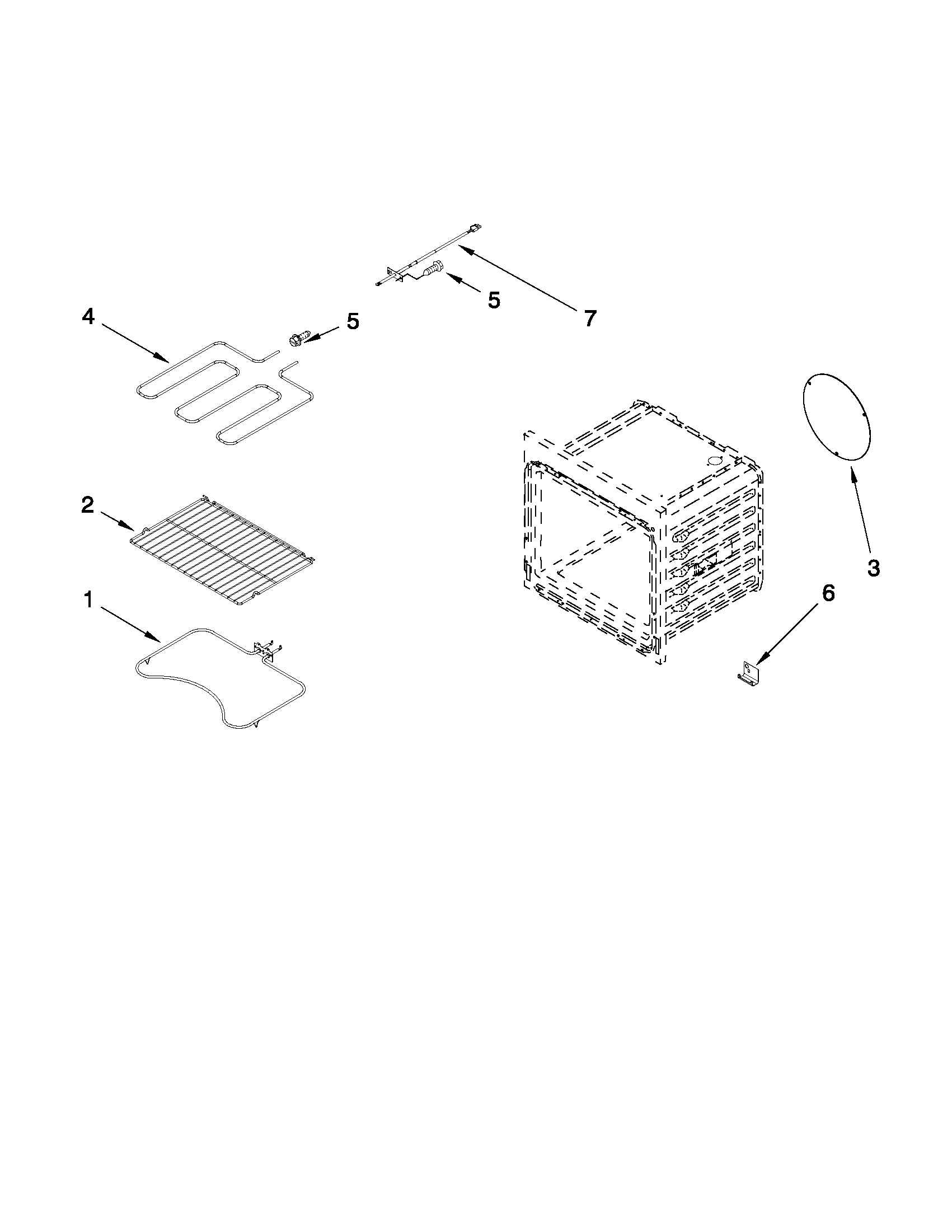 Maytag MEW5530DDS10 internal oven parts diagram