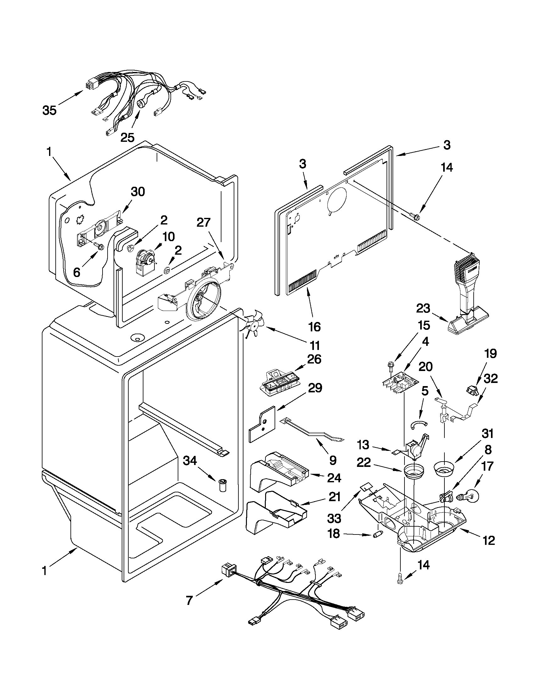 Maytag M1TXEMMWW02 liner parts diagram