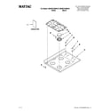 Maytag MGR6751BDB19 cooktop parts diagram