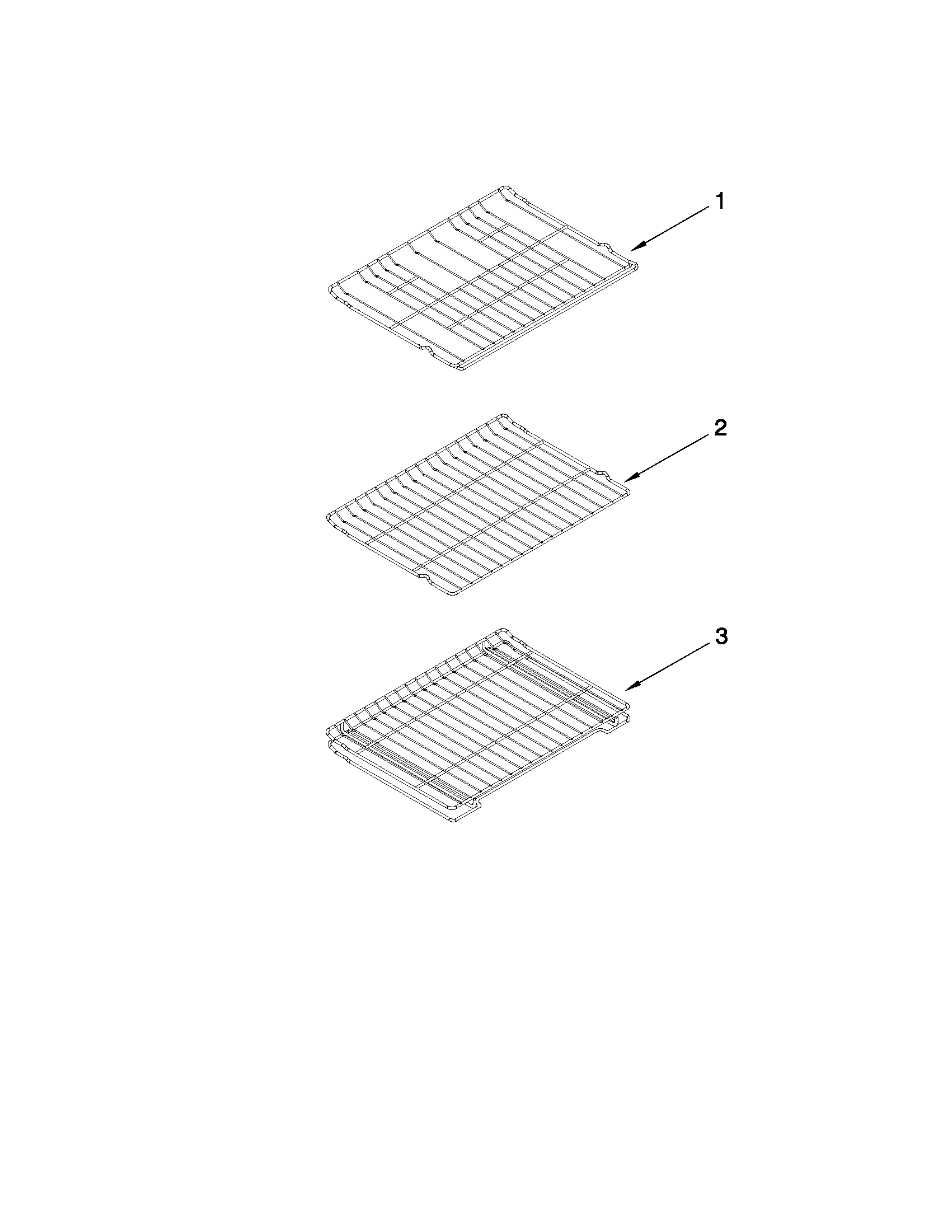 Maytag MGR6875ADS28 rack parts diagram