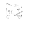 Maytag MDBTT53AWW3 upper wash and rinse parts diagram
