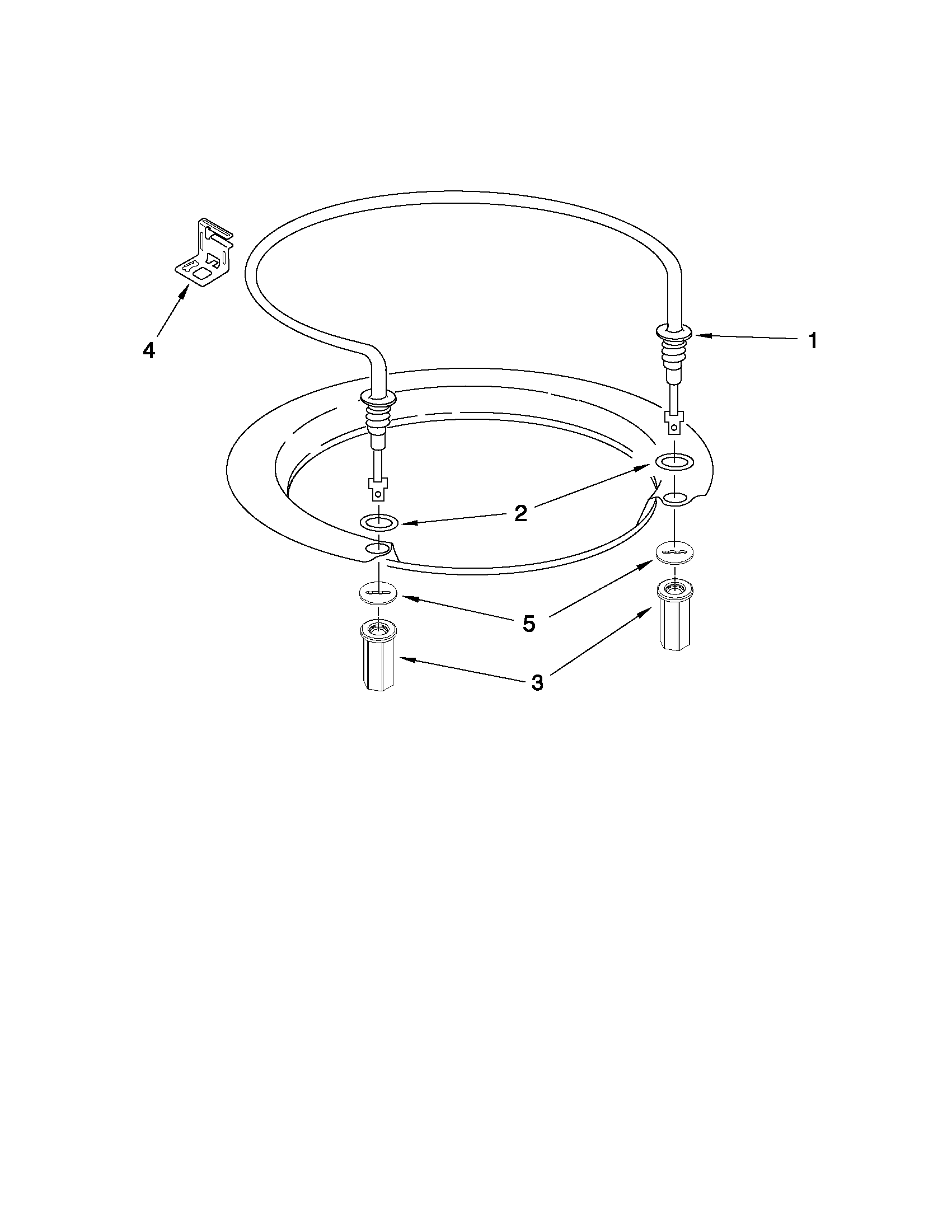 Whirlpool DU1010XTXT3 heater parts diagram