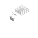 Whirlpool DU1010XTXQ3 lower rack parts diagram