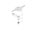 Whirlpool DU1010XTXQ3 lower washarm parts diagram