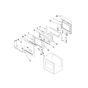 Jenn-Air JJW2430WW00 oven door parts diagram