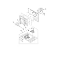 Jenn-Air JMC1150WB00 base plate and convection parts diagram