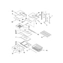 Amana ABB2221FEW3 shelf parts diagram