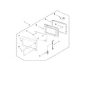 Amana AMC7159TAS1 oven door parts diagram