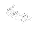 Maytag MET8665XB00 upper door parts diagram