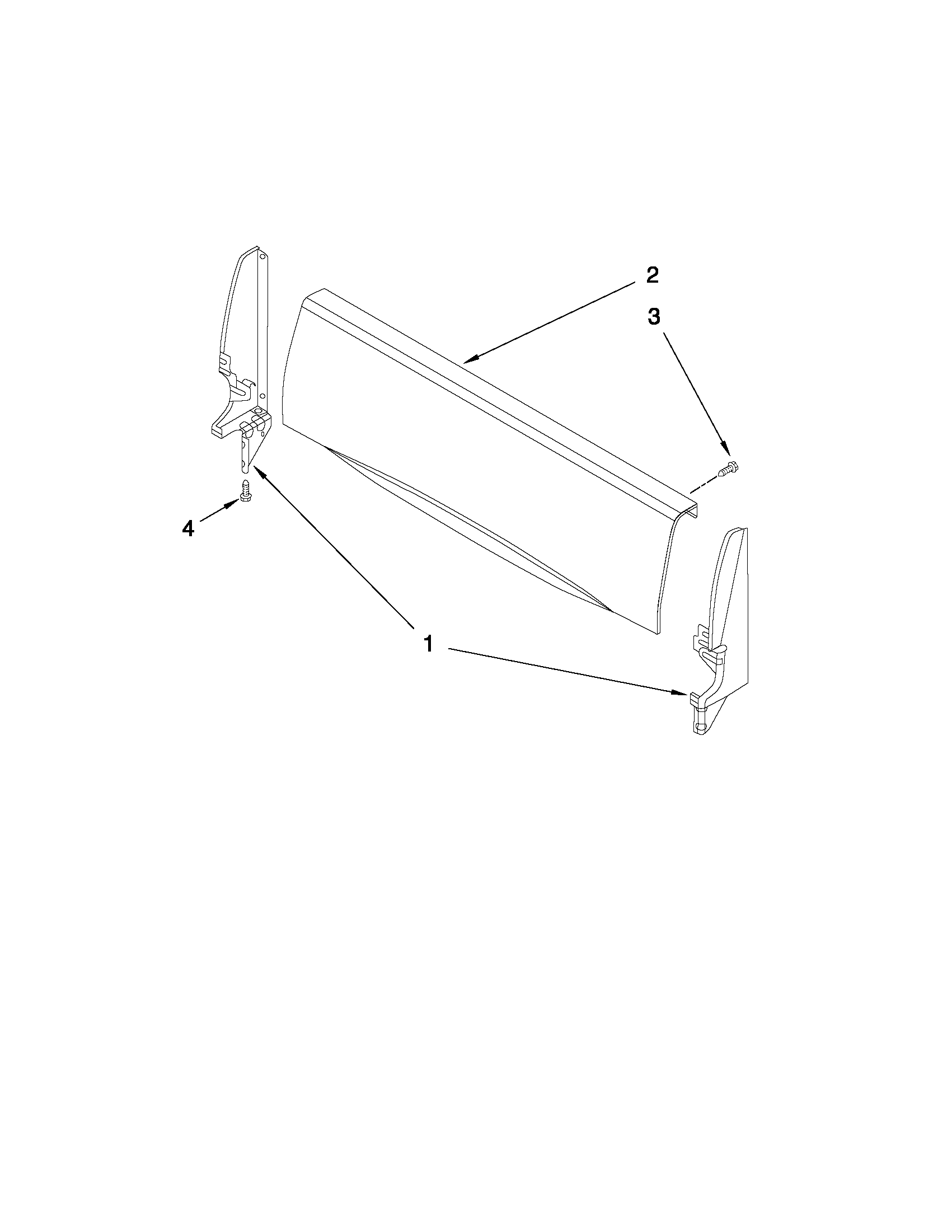 Estate TGP305TQ0 backguard parts diagram