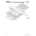 Whirlpool GFG461LVT0 cooktop parts diagram