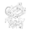 Whirlpool GFG461LVT0 manifold parts diagram