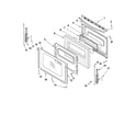 Whirlpool GFG461LVT0 door parts diagram