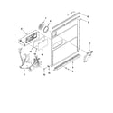 KitchenAid KUDE40FXSP1 inner door parts diagram