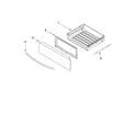KitchenAid KGRS206XBL2 drawer parts diagram
