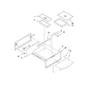 KitchenAid KFRU488VSS00 drawer parts diagram