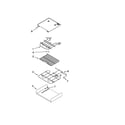 KitchenAid KEBK101SBL04 internal oven parts diagram