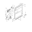 KitchenAid KUDS35FXWH2 inner door parts diagram