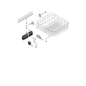 KitchenAid KUDS35FXWH2 lower rack parts diagram
