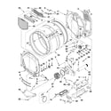 Maytag MEDE251YG0 bulkhead parts diagram