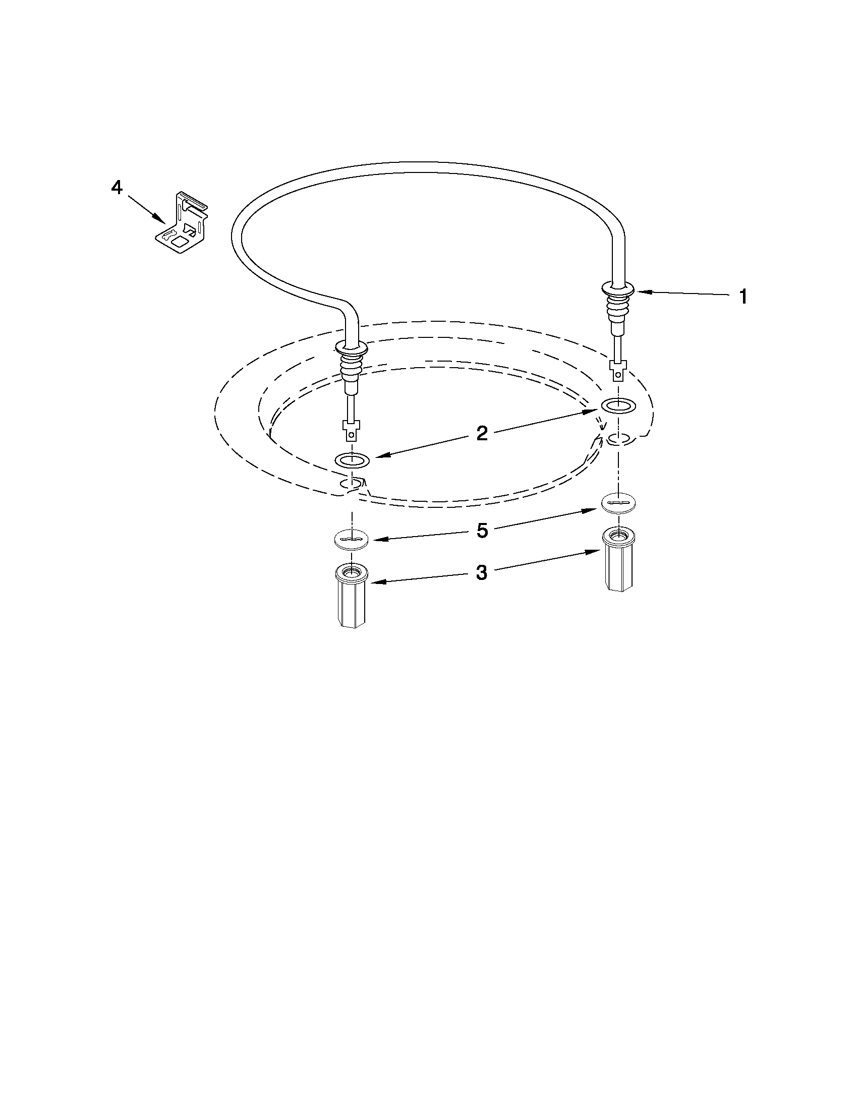 Crosley CUD6710XB3 heater parts diagram