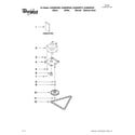 Whirlpool GX900QPPT3 motor and drive parts diagram