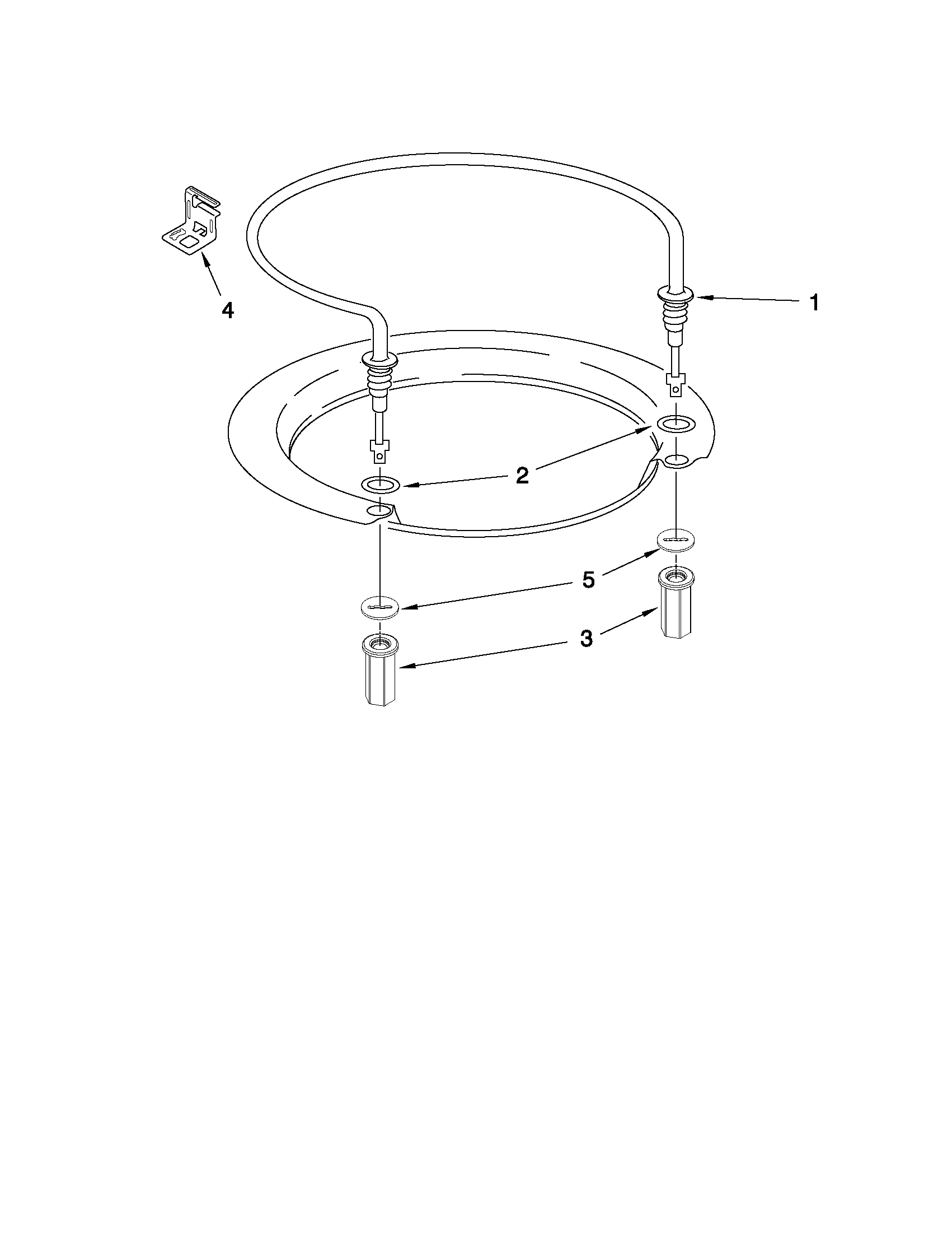 Whirlpool 7GU2300XTVQ3 heater parts diagram