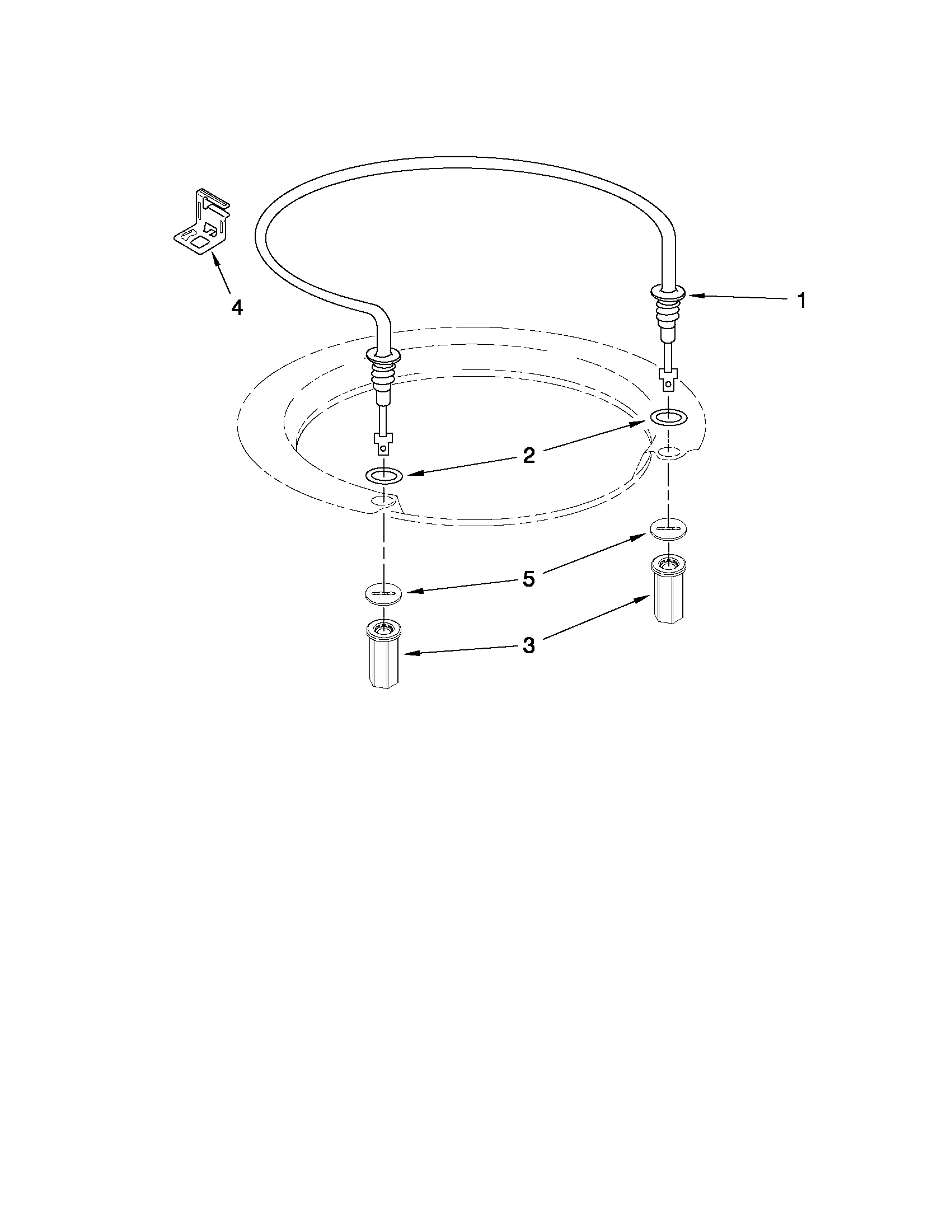Whirlpool 7GU2300XTVS2 heater parts diagram