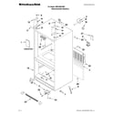 KitchenAid KBFS20EVMS7 cabinet parts diagram