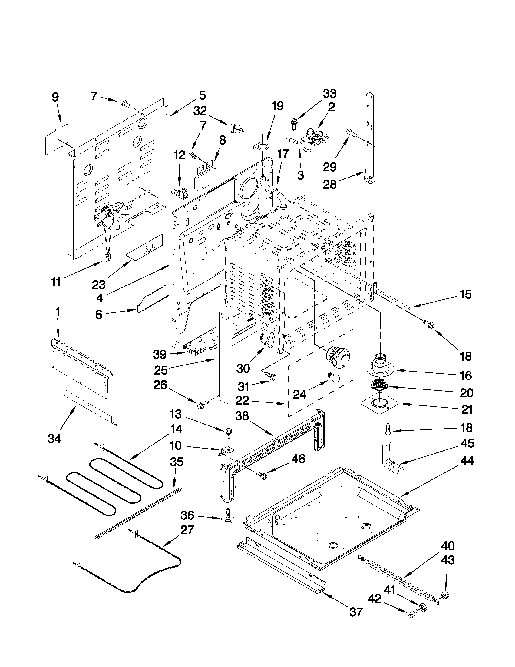 Ikea YISE630VS12 chassis parts diagram