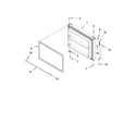 Whirlpool WRT5L1SMYW00 freezer door parts diagram
