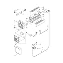 Whirlpool WRT5L1SMYW00 icemaker parts diagram