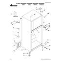 Amana A8RXNGMWB02 cabinet parts diagram