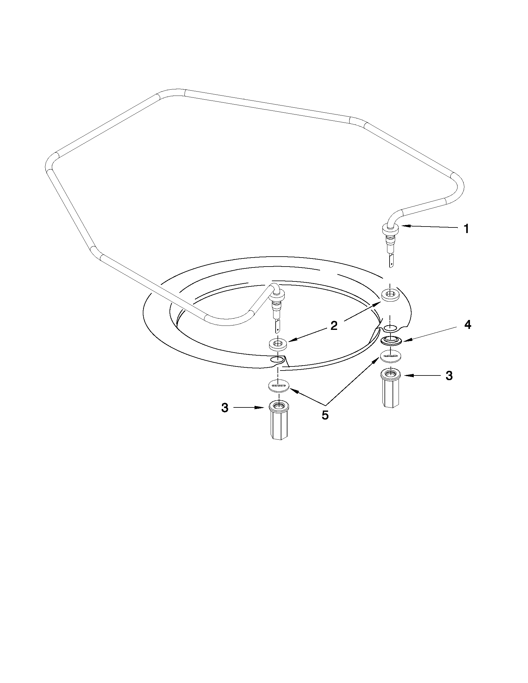 Whirlpool GU3200XTXY4 heater parts diagram