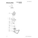 KitchenAid KUCS03FTPA2 motor and drive parts diagram
