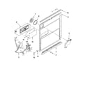 KitchenAid KUDE20FXWH3 inner door parts diagram